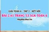 Bài 2.41 SGK Toán 6 tập 1 Kết nối tri thức